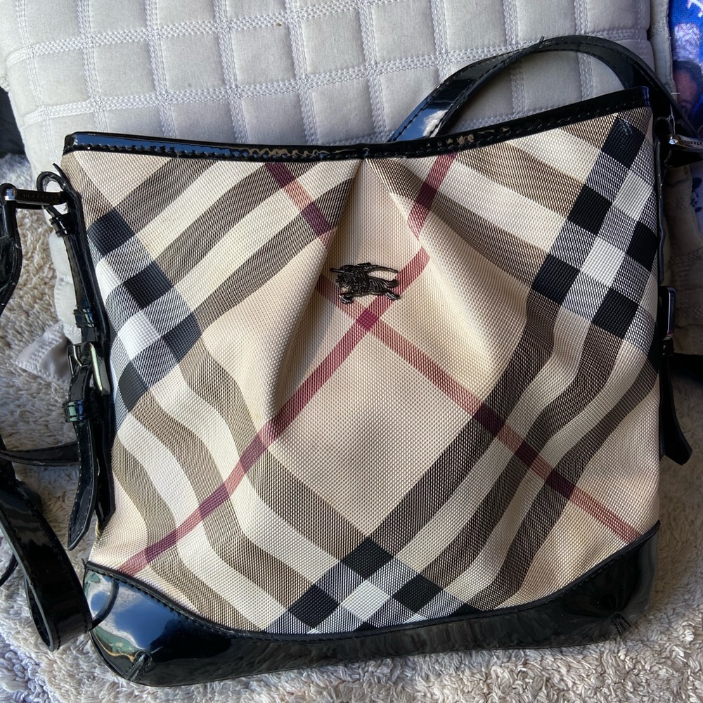 Vintage Burberry note bag